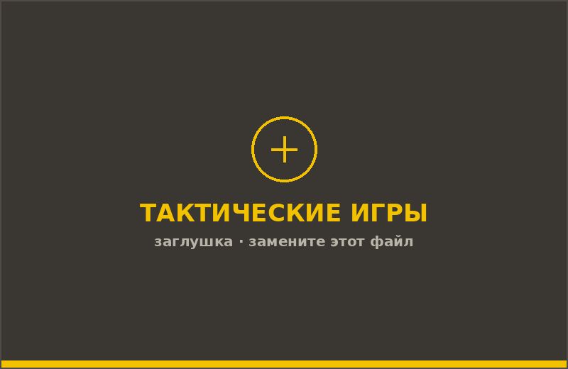 Командная тактическая игра на местности