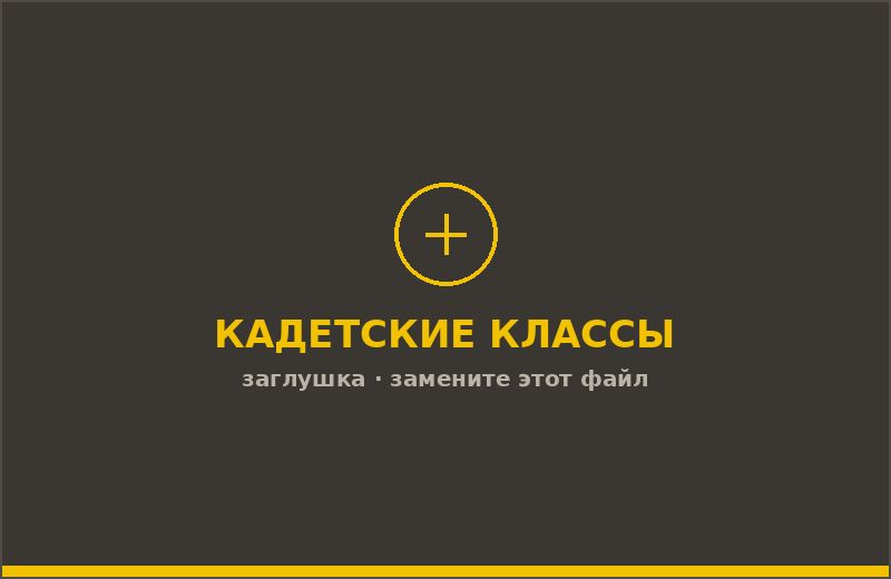 Командообразование. Кадетские классы